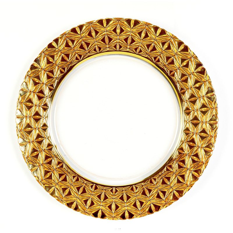 Wholesale Glass Charger Plate PZ-047 - Image 3